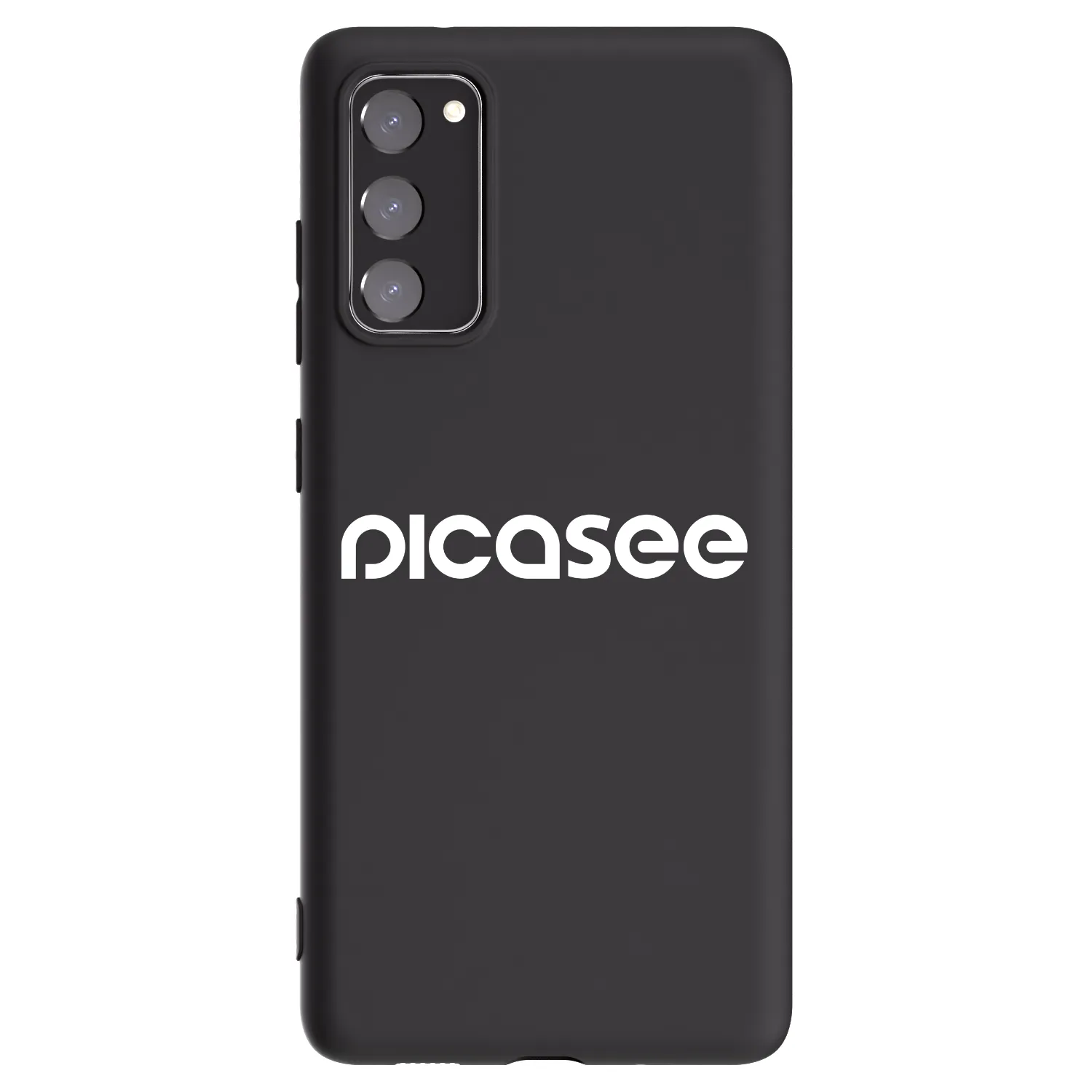 Picasee silikónový čierny obal pre Samsung Galaxy S20 FE - Picasee - new logo - white