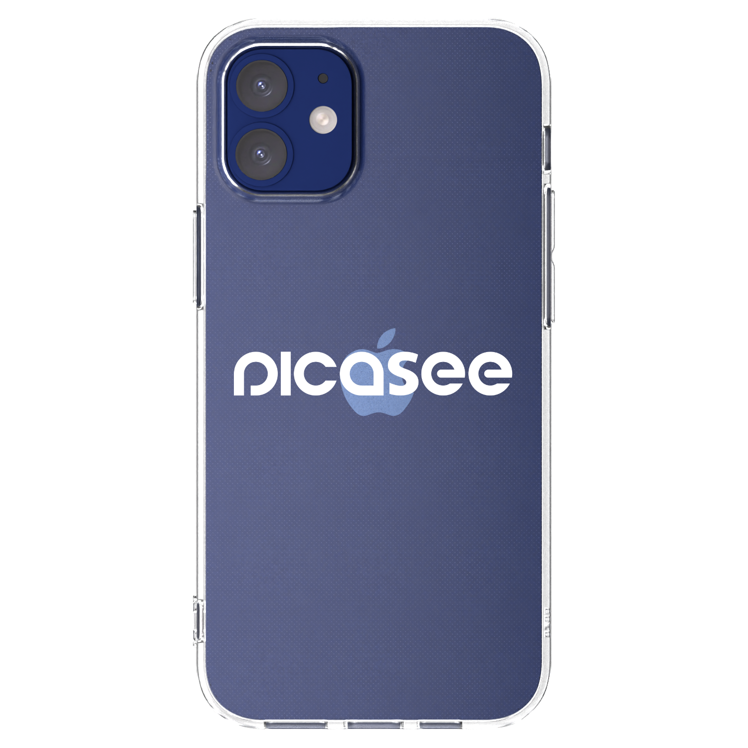 Picasee silikónový prehľadný obal pre Apple iPhone 12 mini - Picasee - new logo - white
