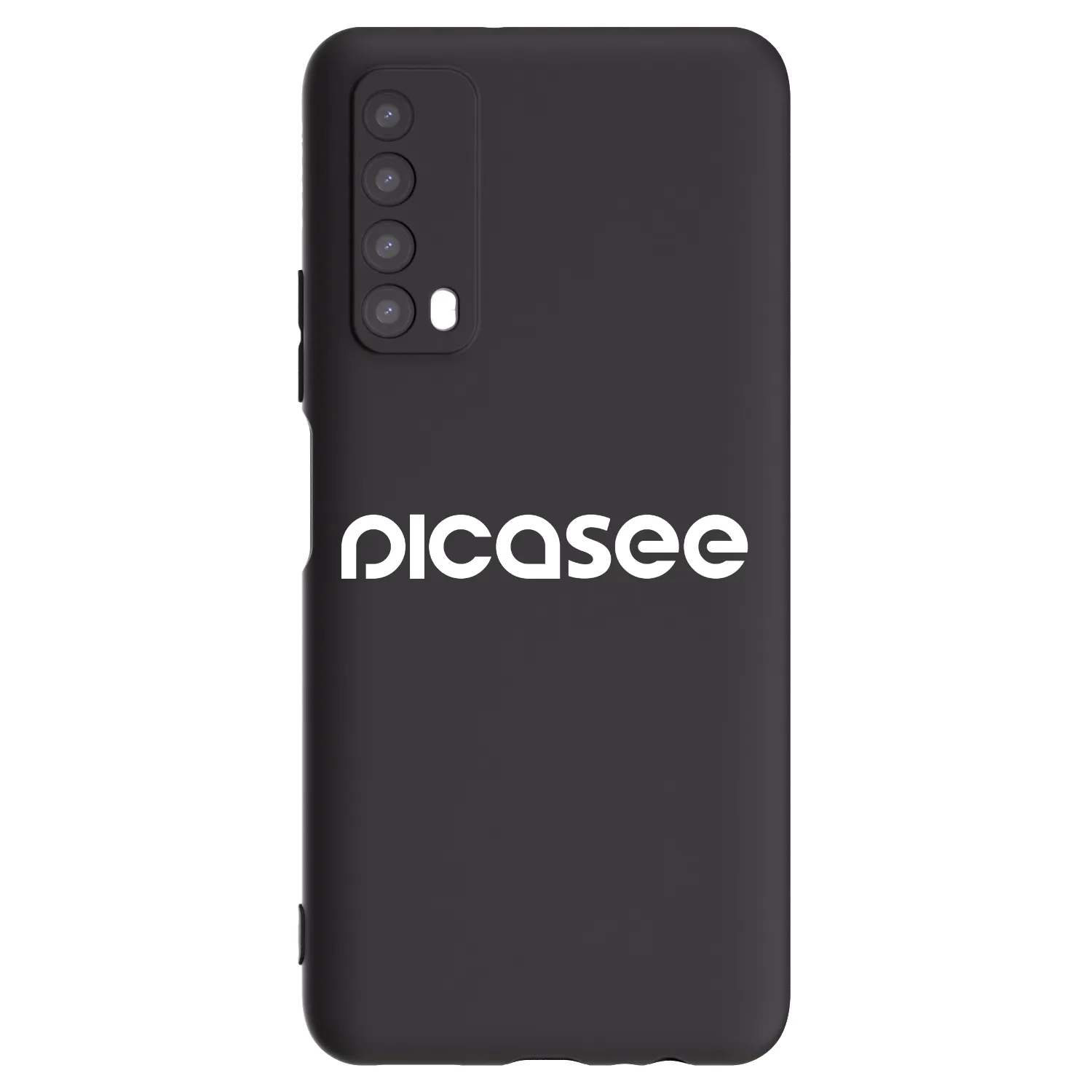 Picasee silikónový čierny obal pre Huawei P Smart 2021 - Picasee - new logo - white