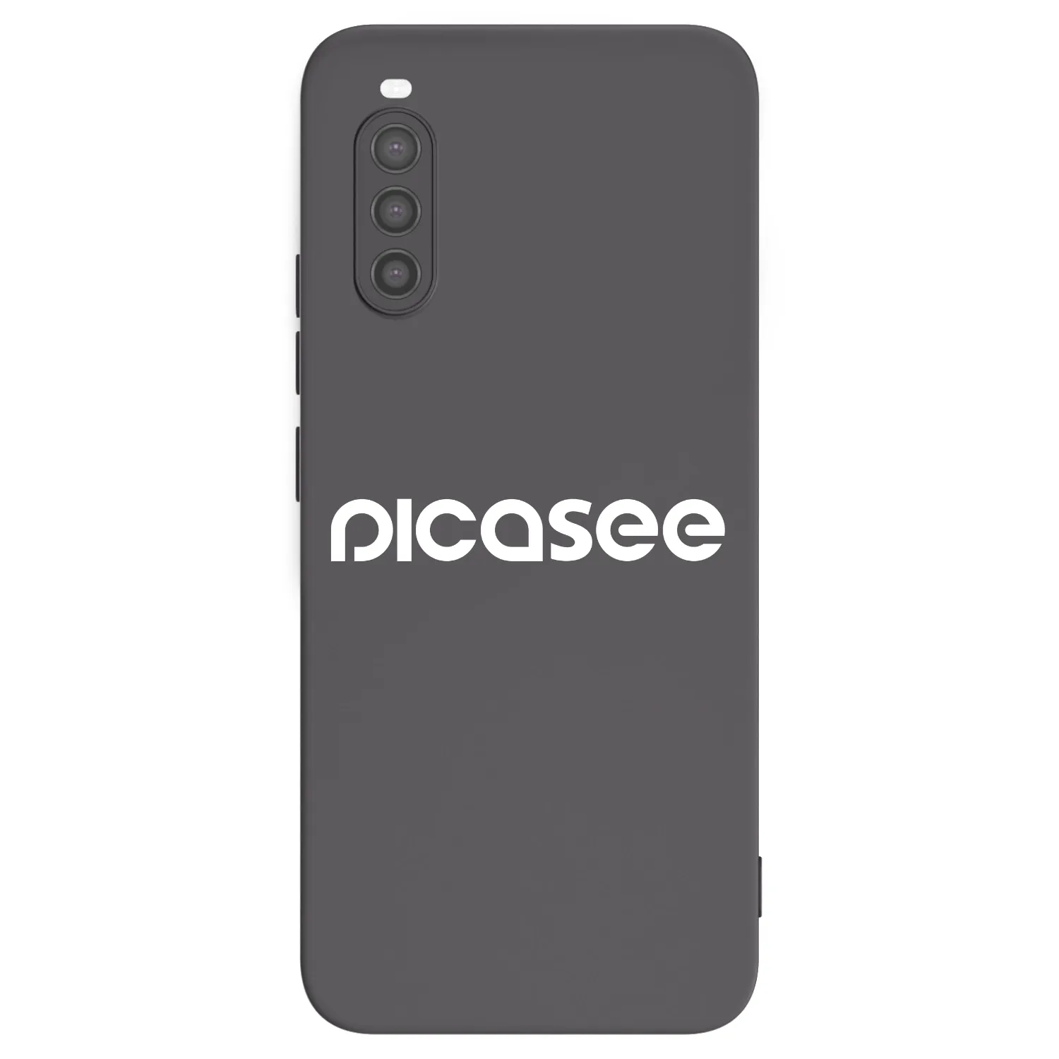 Picasee silikónový čierny obal pre Sony Xperia 10 II - Picasee - new logo - white