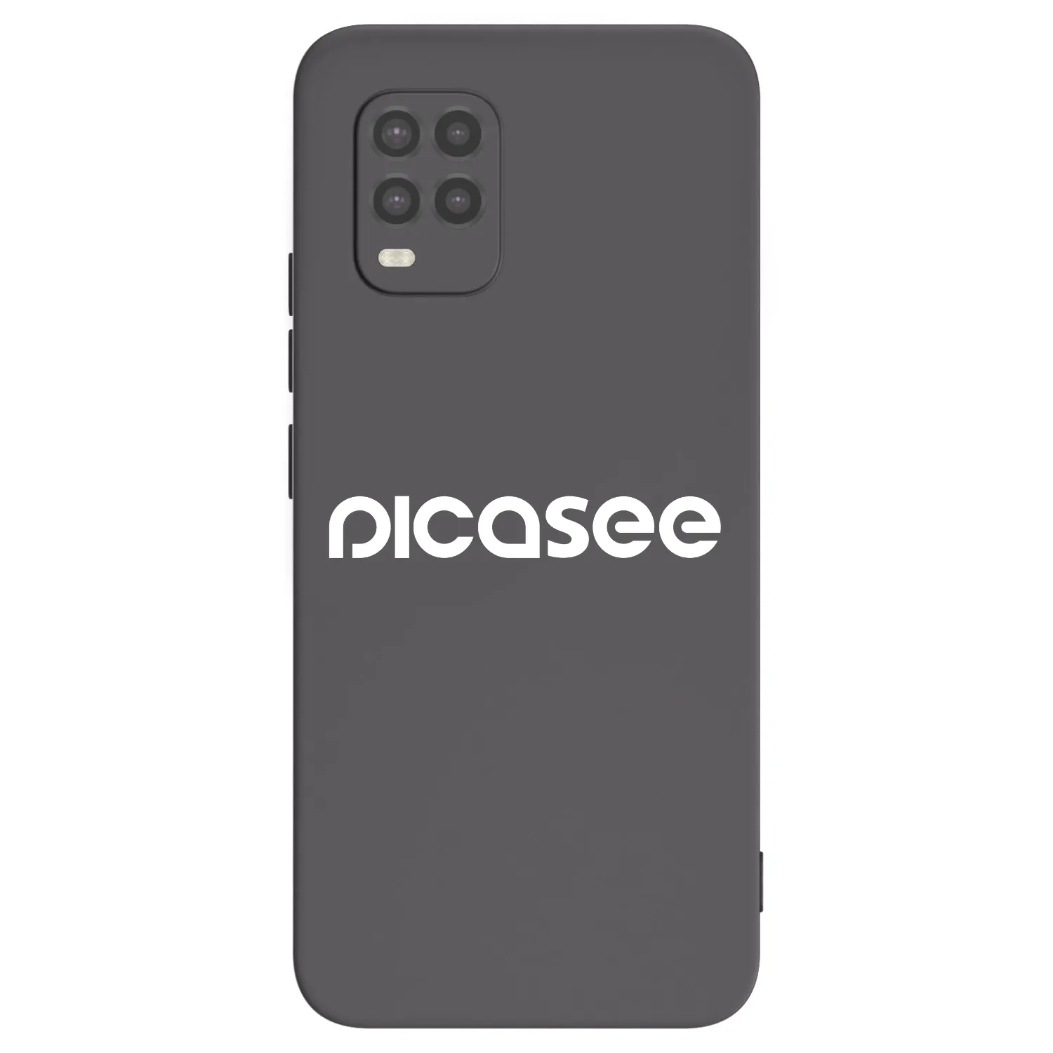 Picasee silikónový čierny obal pre Xiaomi Mi 10 Lite - Picasee - new logo - white