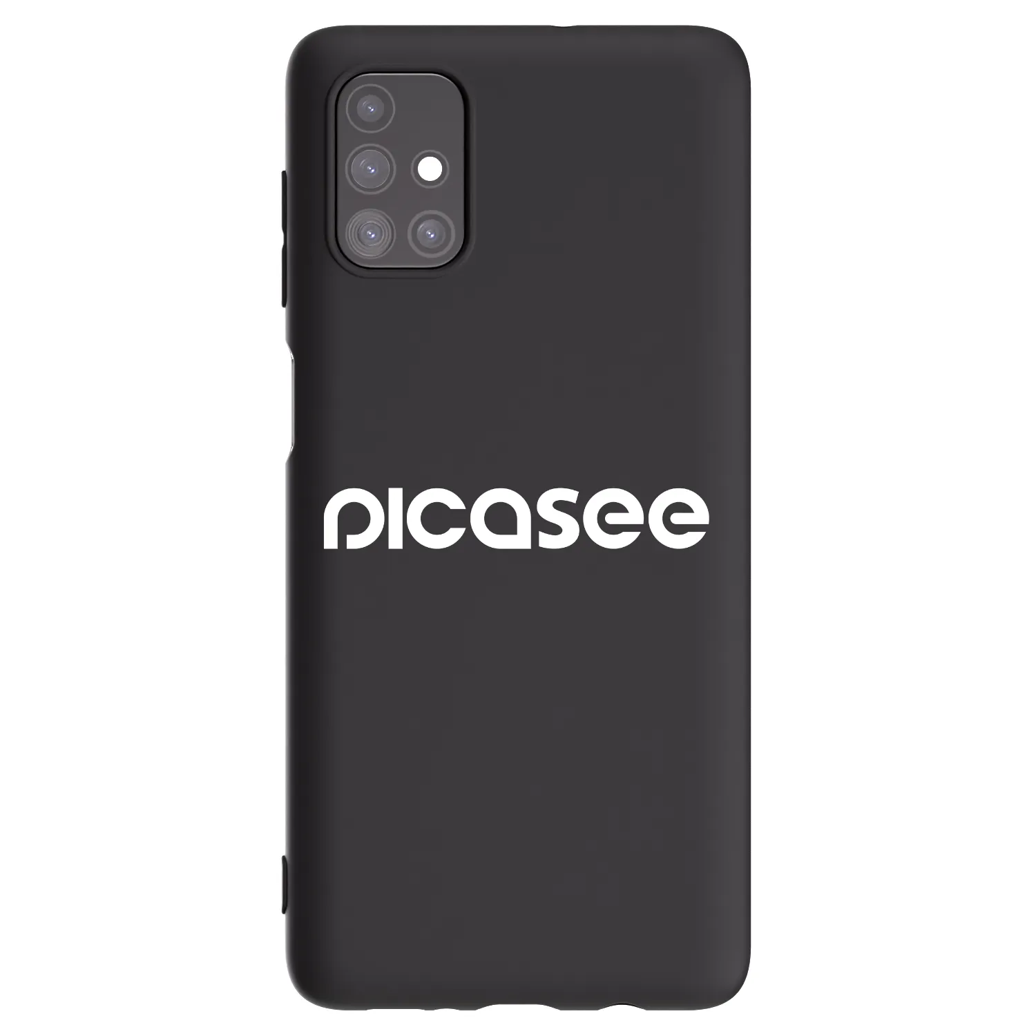 Picasee silikónový čierny obal pre Samsung Galaxy M51 M515F - Picasee - new logo - white