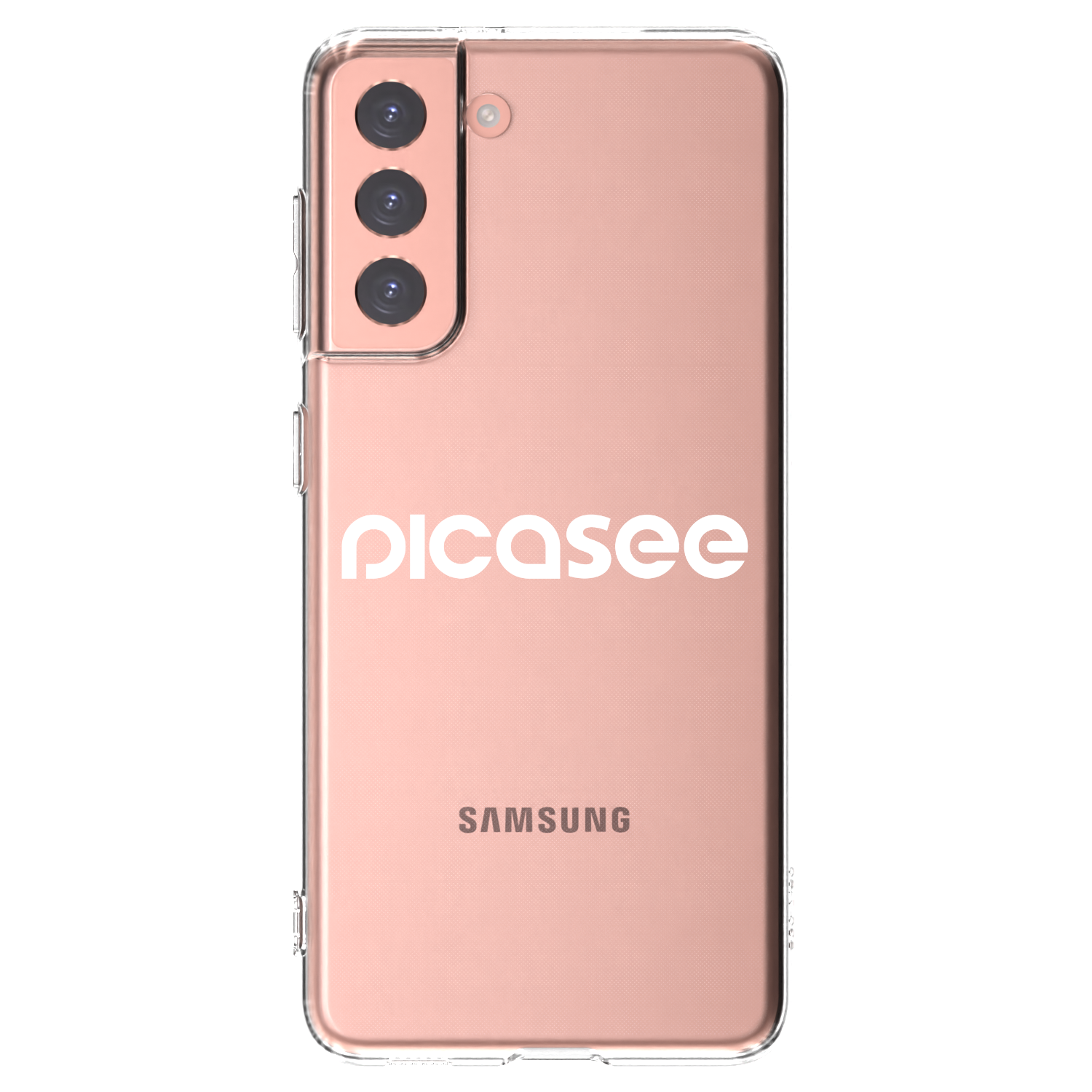 Silikónový prehľadný obal pre Samsung Galaxy S21 5G G991B - Picasee - new logo - white