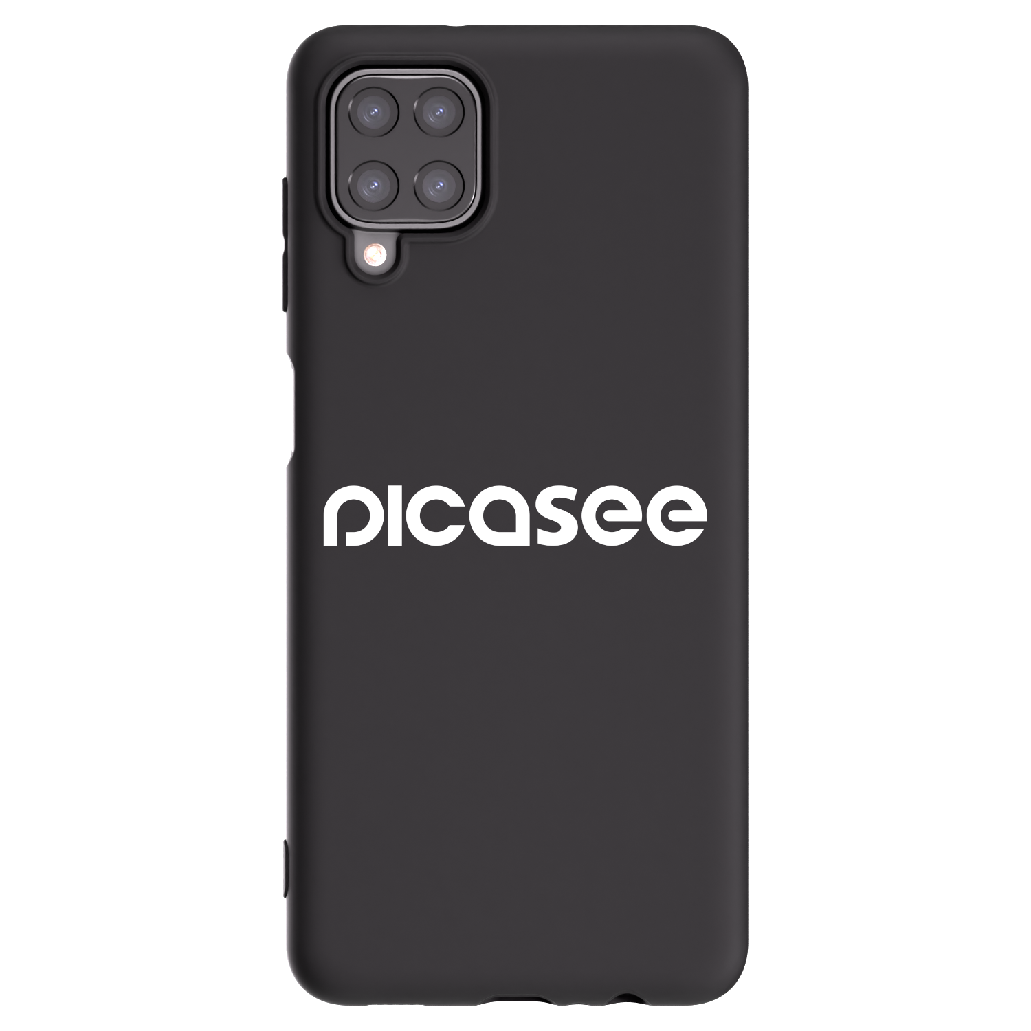 Picasee silikónový čierny obal pre Samsung Galaxy A12 A125F - Picasee - new logo - white