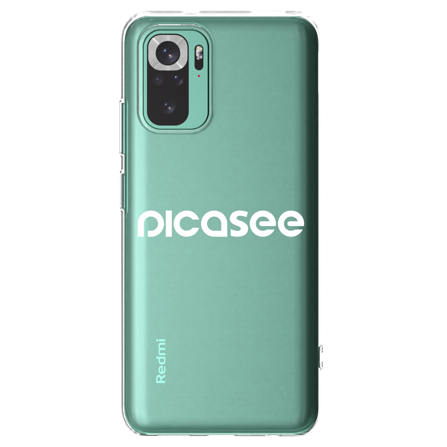 Picasee silikónový prehľadný obal pre Xiaomi Redmi Note 10 Pro - Picasee - new logo - white