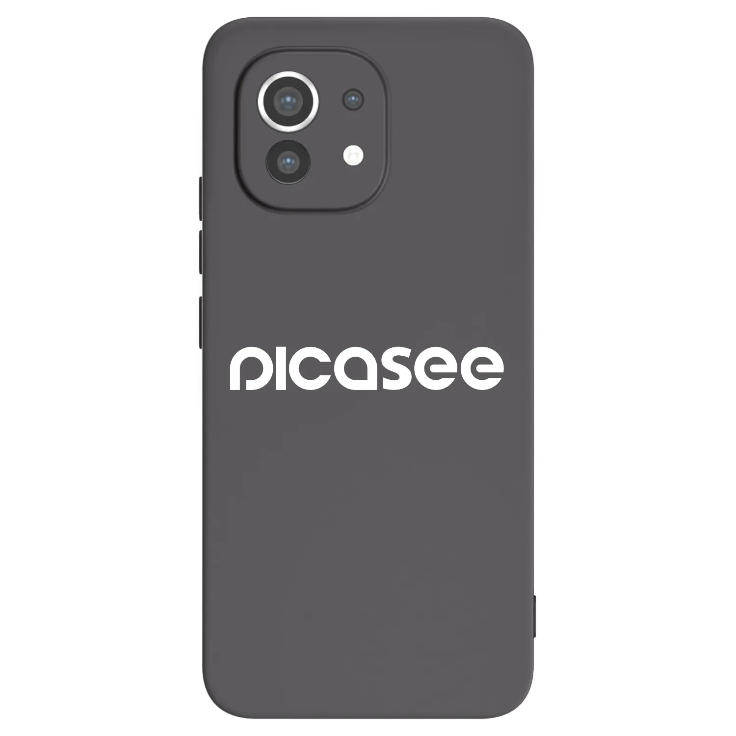 Picasee silikónový čierny obal pre Xiaomi Mi 11 - Picasee - new logo - white