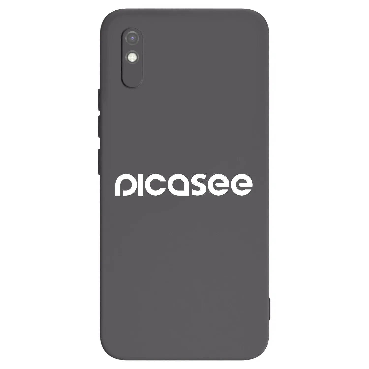 Picasee silikónový čierny obal pre Xiaomi Redmi 9AT - Picasee - new logo - white