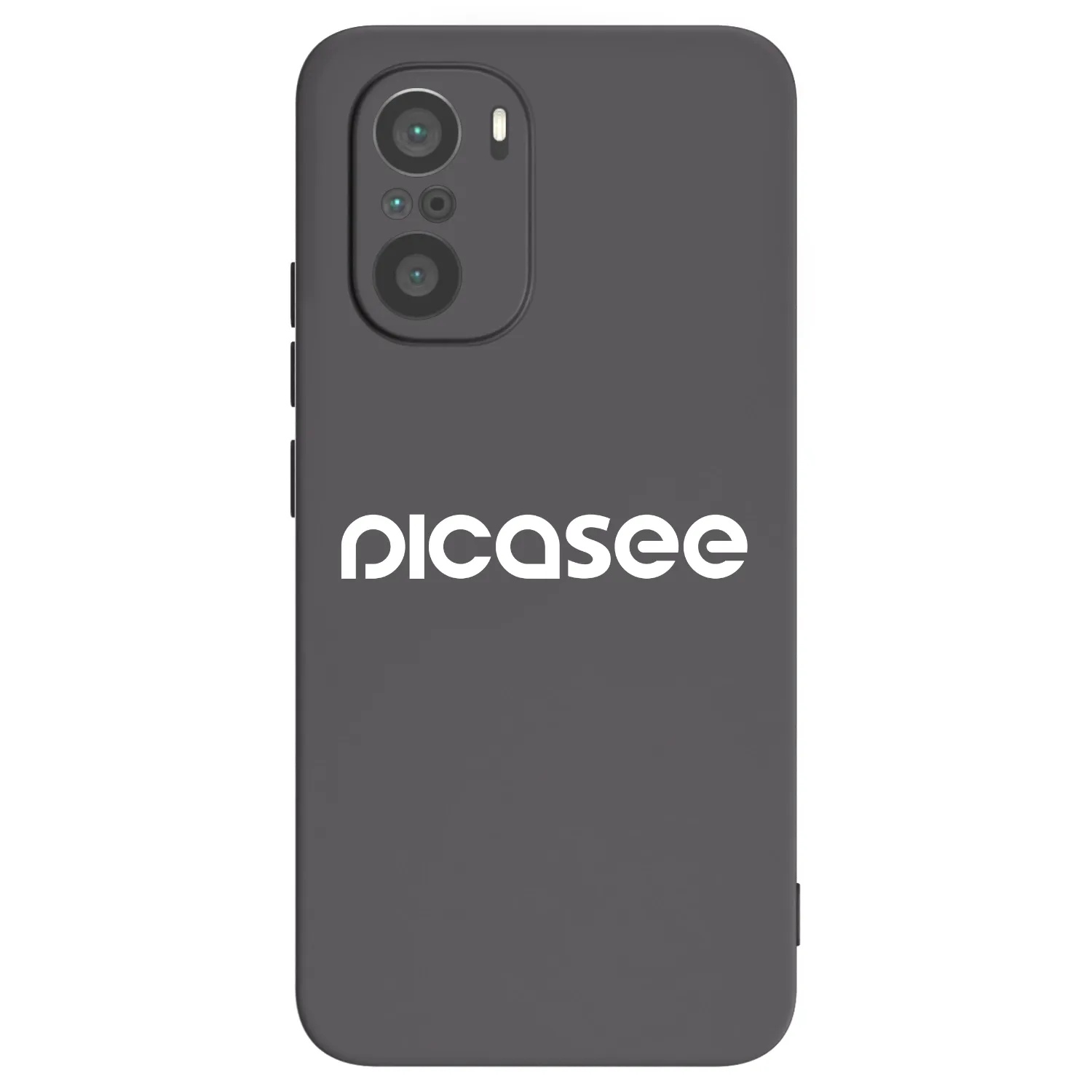 Picasee silikónový čierny obal pre Xiaomi Poco F3 - Picasee - new logo - white