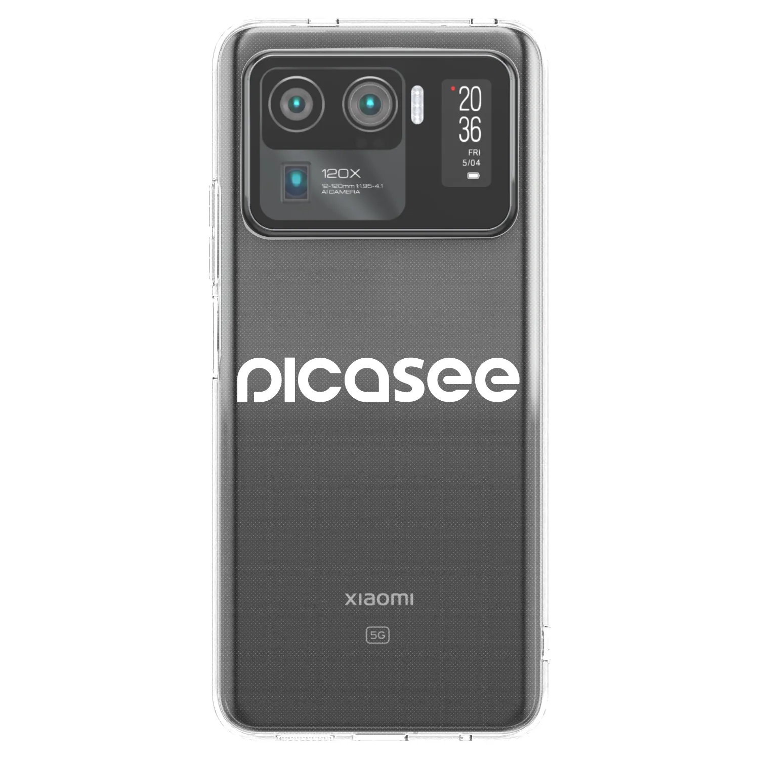 Picasee silikónový prehľadný obal pre Xiaomi Mi 11 Ultra - Picasee - new logo - white