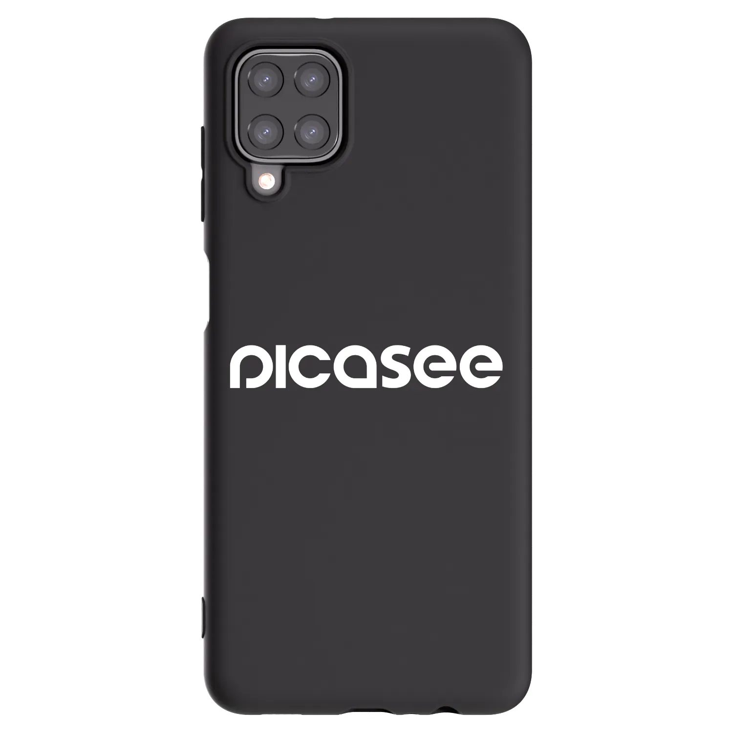 Silikónový čierny obal pre Samsung Galaxy M12 M127F - Picasee - new logo - white