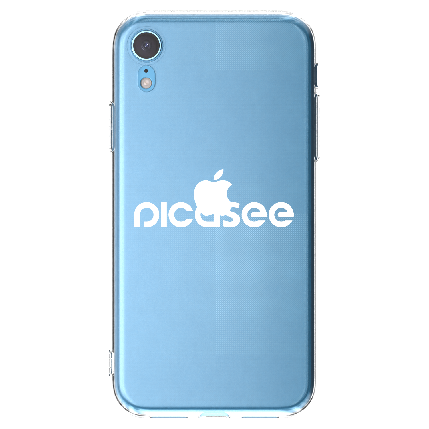 Picasee silikónový prehľadný obal pre Apple iPhone XR - Picasee - new logo - white