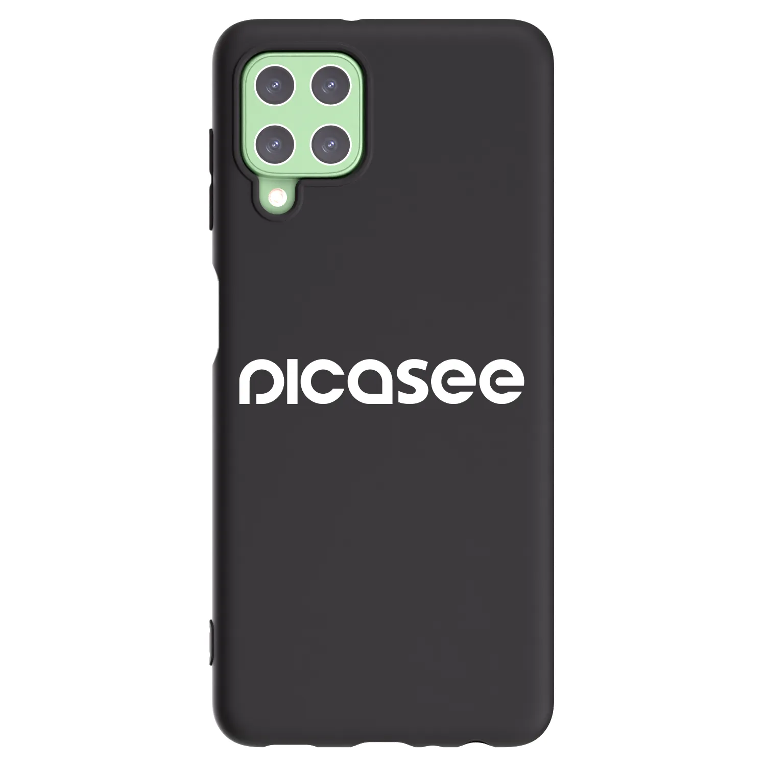Picasee silikónový čierny obal pre Samsung Galaxy A22 A225F 4G - Picasee - new logo - white