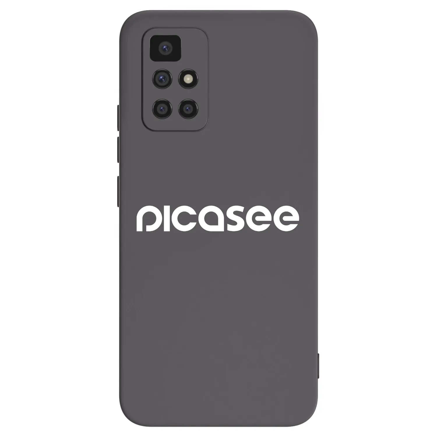 Picasee silikónový čierny obal pre Xiaomi Redmi 10 - Picasee - new logo - white
