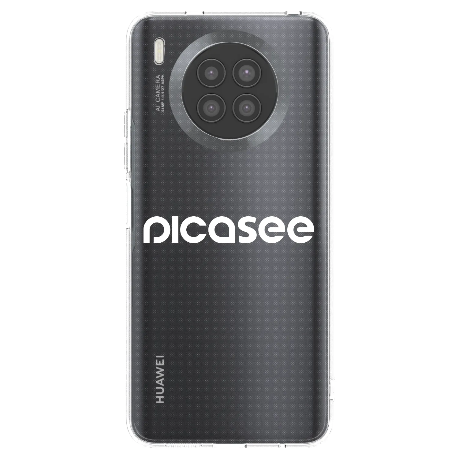 Picasee silikónový prehľadný obal pre Huawei Nova 8i - Picasee - new logo - white
