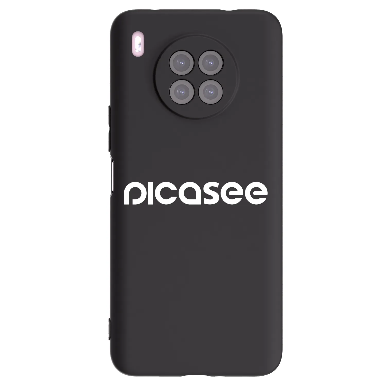 Picasee silikónový čierny obal pre Huawei Nova 8i - Picasee - new logo - white