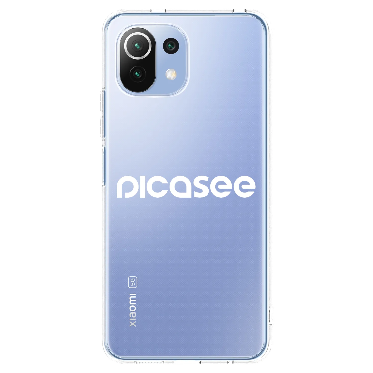 Picasee silikónový prehľadný obal pre Xiaomi 11 Lite 5G NE - Picasee - new logo - white