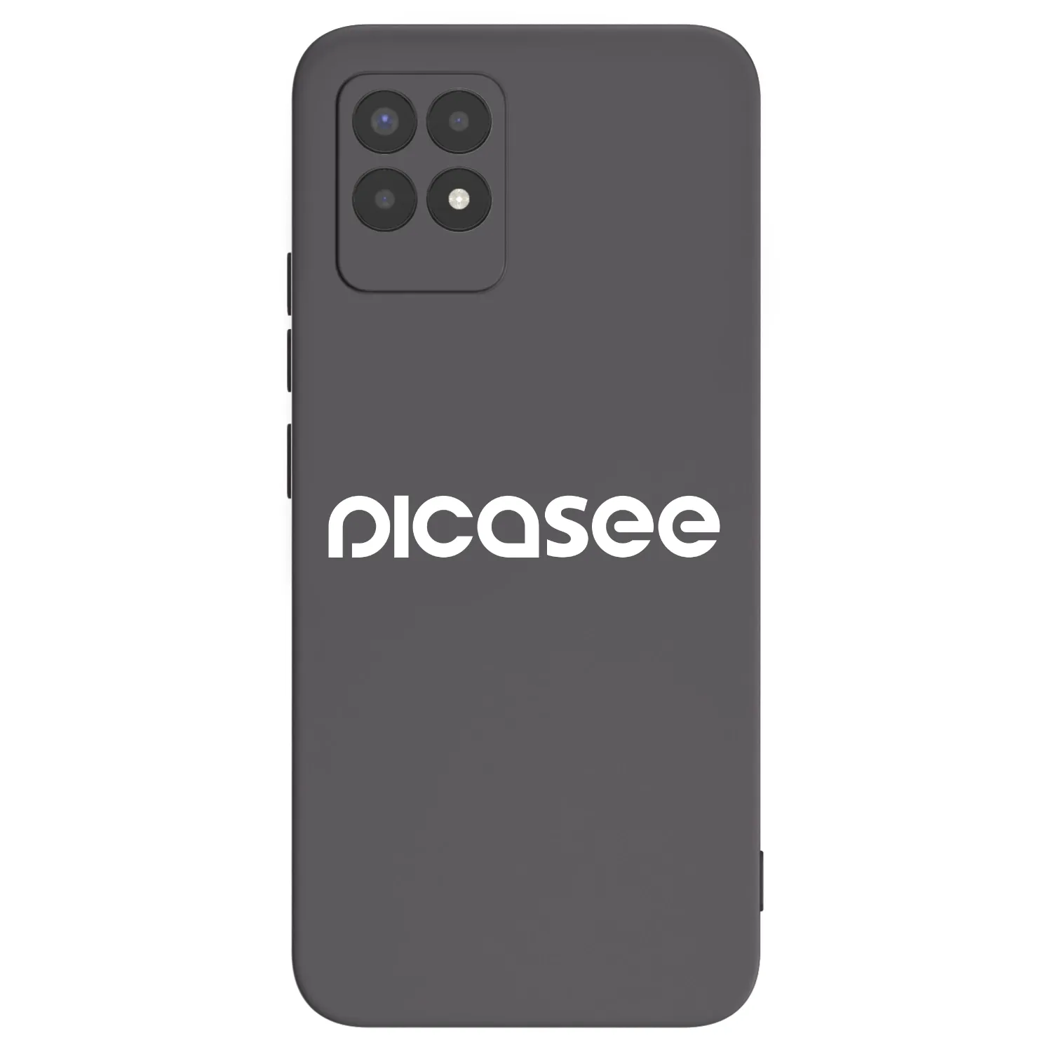 Picasee silikónový čierny obal pre Realme 8i - Picasee - new logo - white