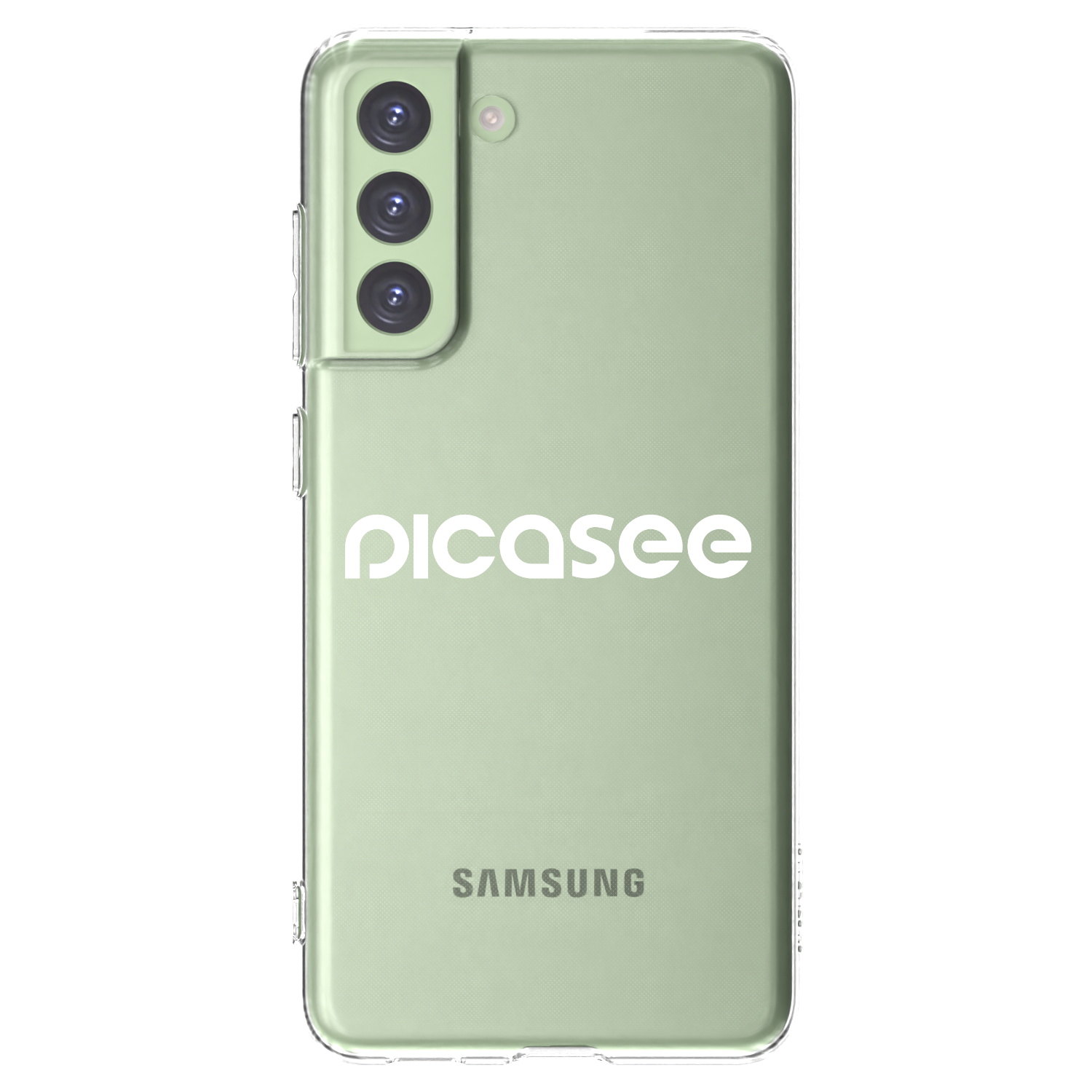 Picasee silikónový prehľadný obal pre Samsung Galaxy S21 FE 5G - Picasee - new logo - white