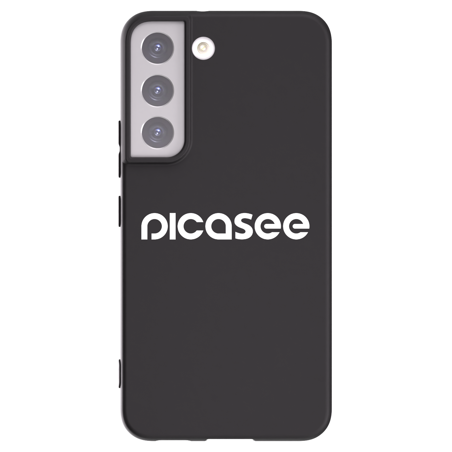 Picasee silikónový čierny obal pre Samsung Galaxy S22 5G - Picasee - new logo - white