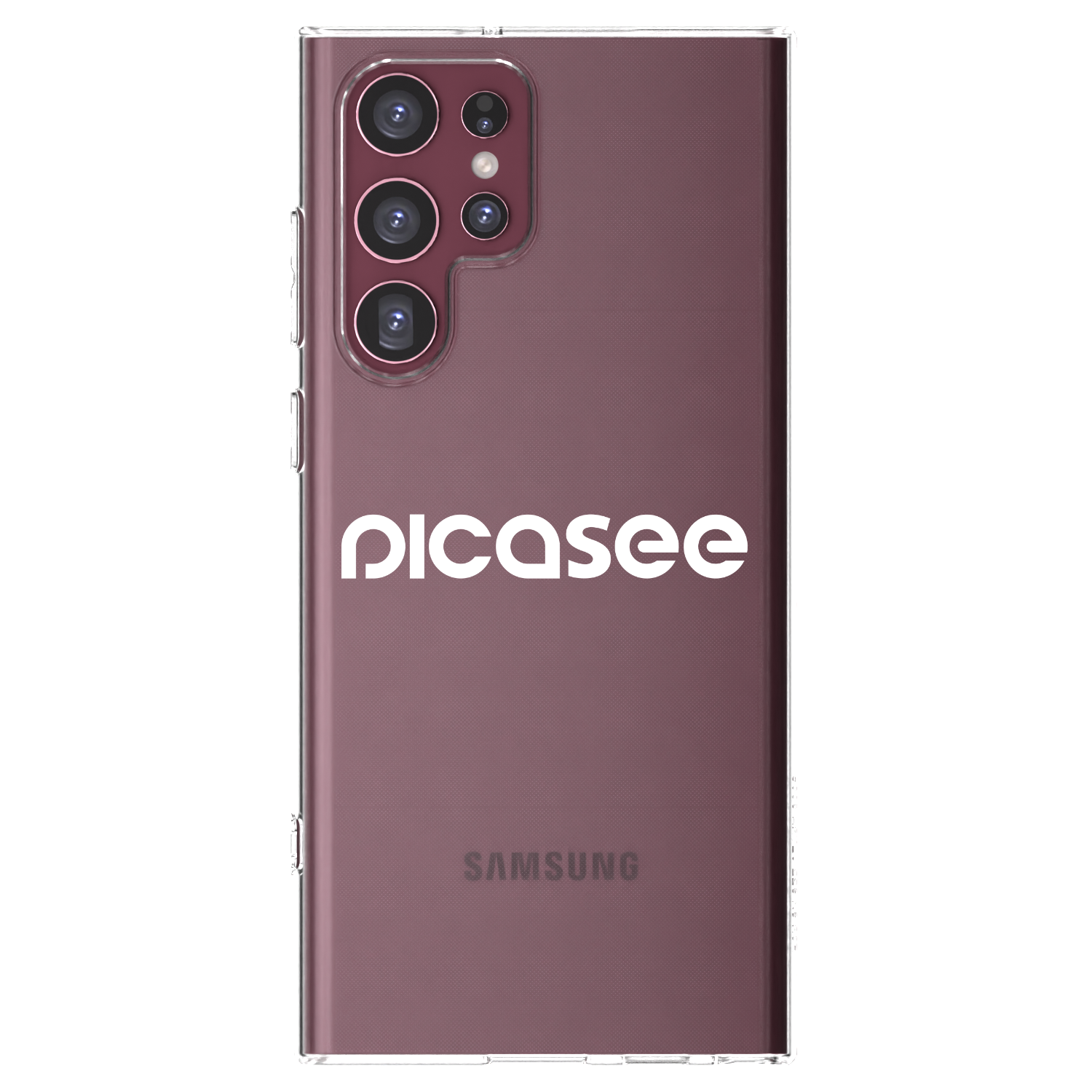 Picasee silikónový prehľadný obal pre Samsung Galaxy S22 Ultra 5G - Picasee - new logo - white