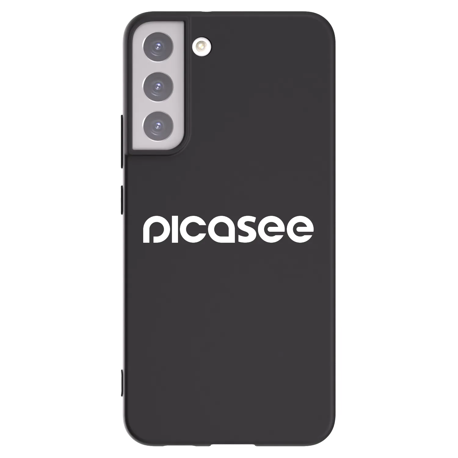 Picasee silikónový čierny obal pre Samsung Galaxy S22+ 5G - Picasee - new logo - white