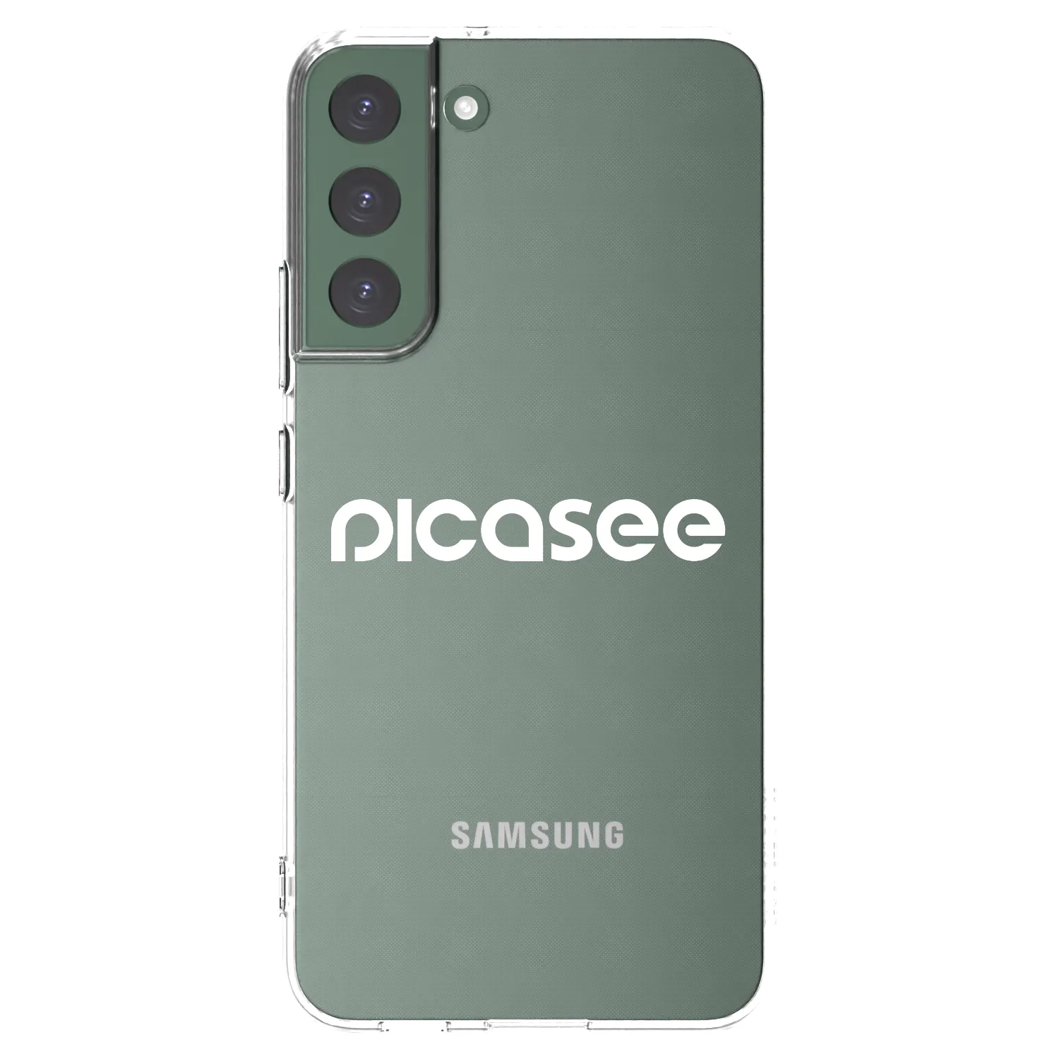 Picasee silikónový prehľadný obal pre Samsung Galaxy S22+ 5G - Picasee - new logo - white