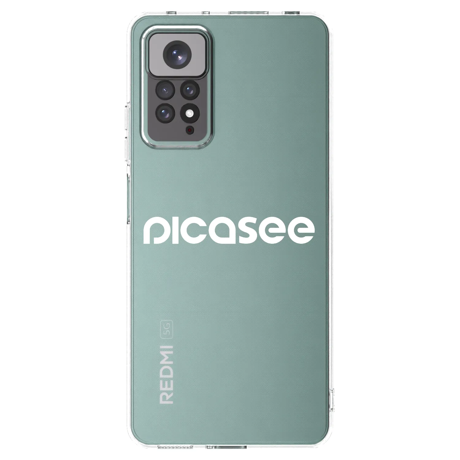 Picasee silikónový prehľadný obal pre Xiaomi Redmi Note 11S 4G - Picasee - new logo - white