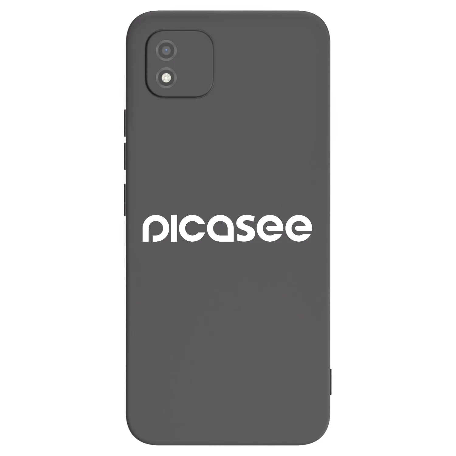 Picasee silikónový čierny obal pre Realme C11 (2021) - Picasee - new logo - white