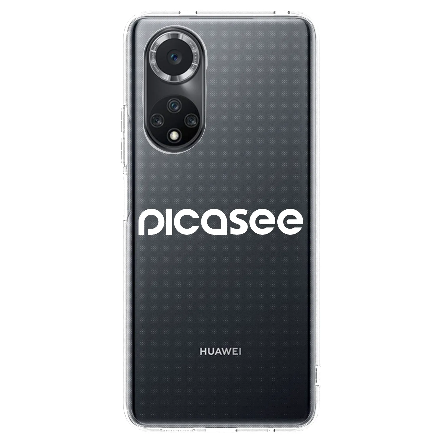 Silikónový prehľadný obal pre Huawei Nova 9 SE - Picasee - new logo - white