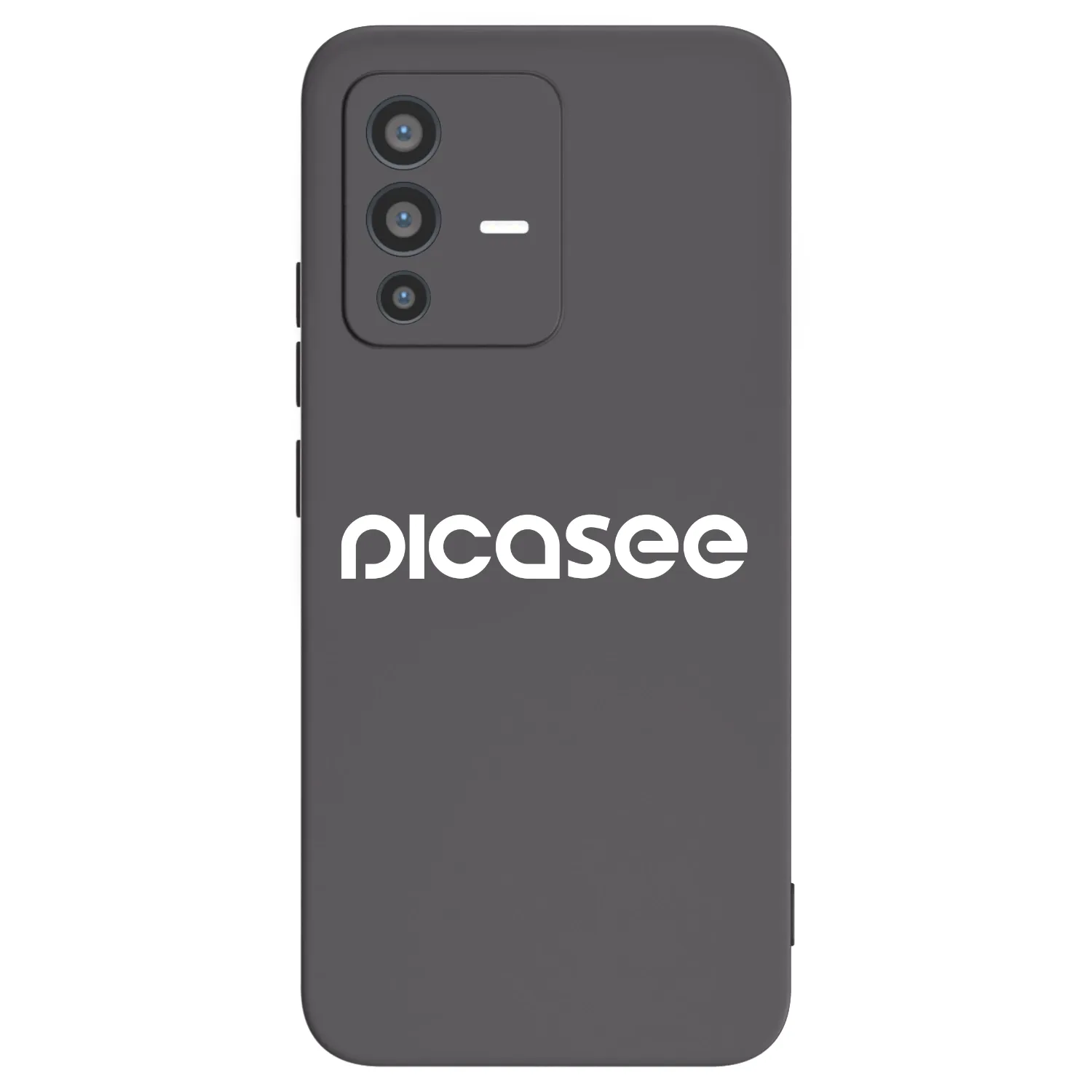 Picasee silikónový čierny obal pre Vivo V23 5G - Picasee - new logo - white