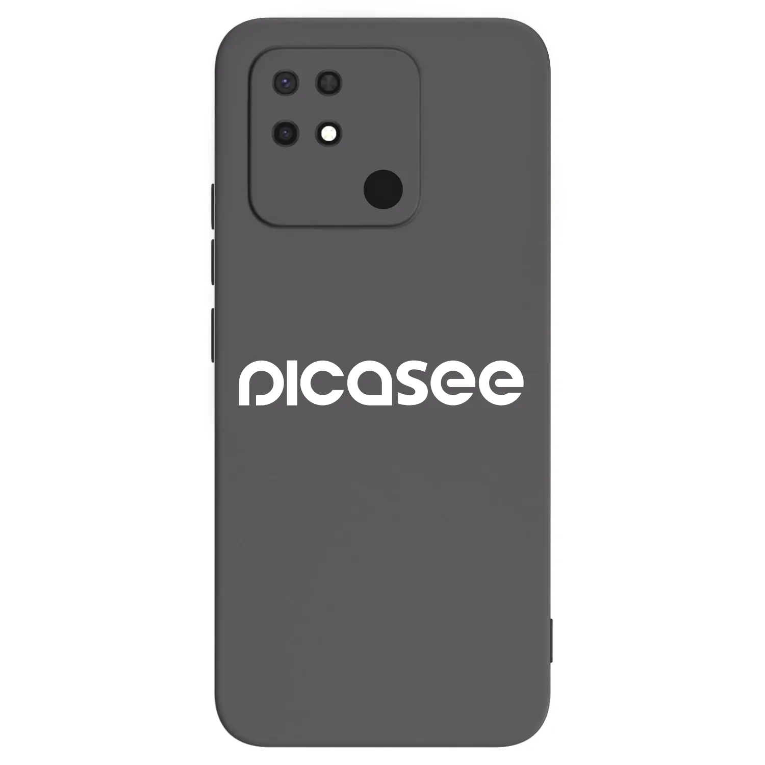 Picasee silikónový čierny obal pre Xiaomi Redmi 10C - Picasee - new logo - white