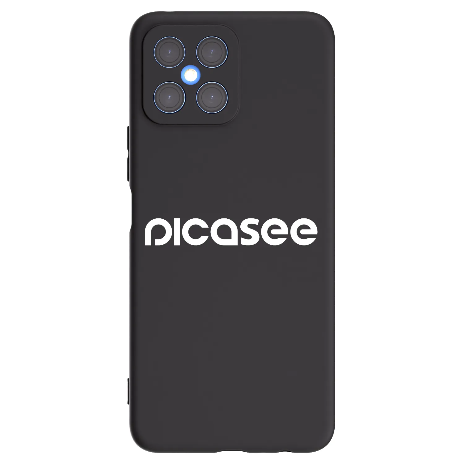 Picasee silikónový čierny obal pre Honor X8 4G - Picasee - new logo - white