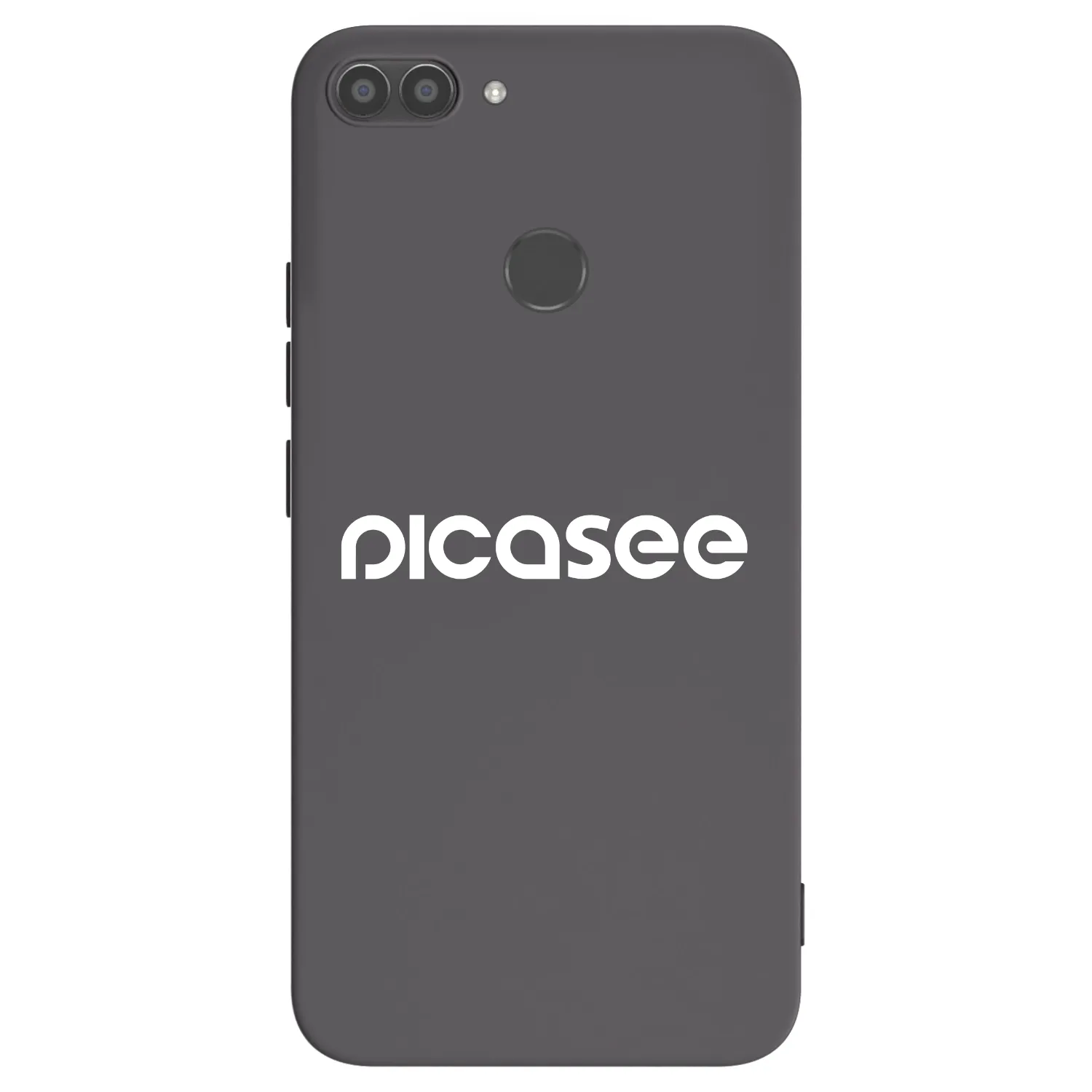 Picasee silikónový čierny obal pre Huawei P Smart - Picasee - new logo - white