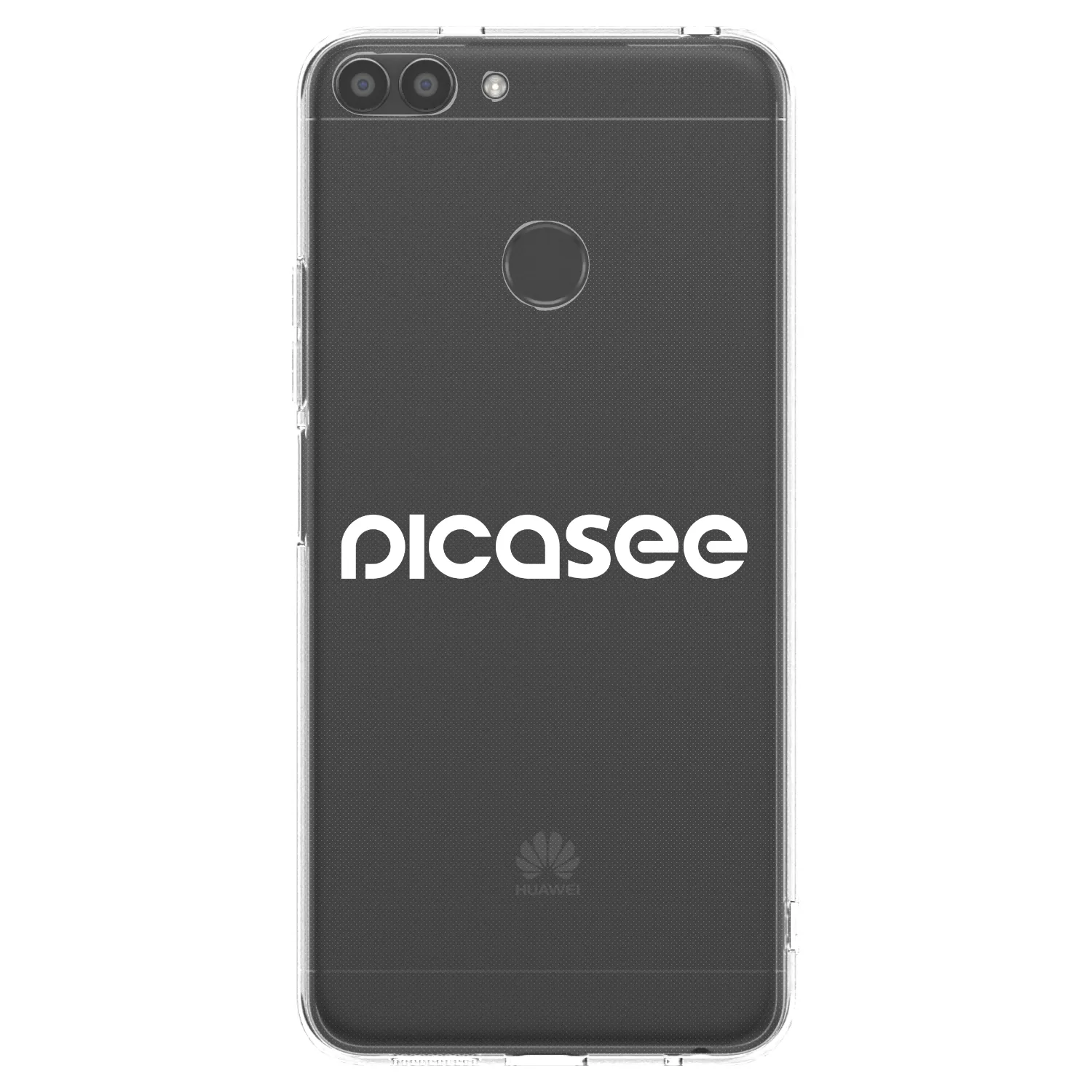 Picasee silikónový prehľadný obal pre Huawei P Smart - Picasee - new logo - white