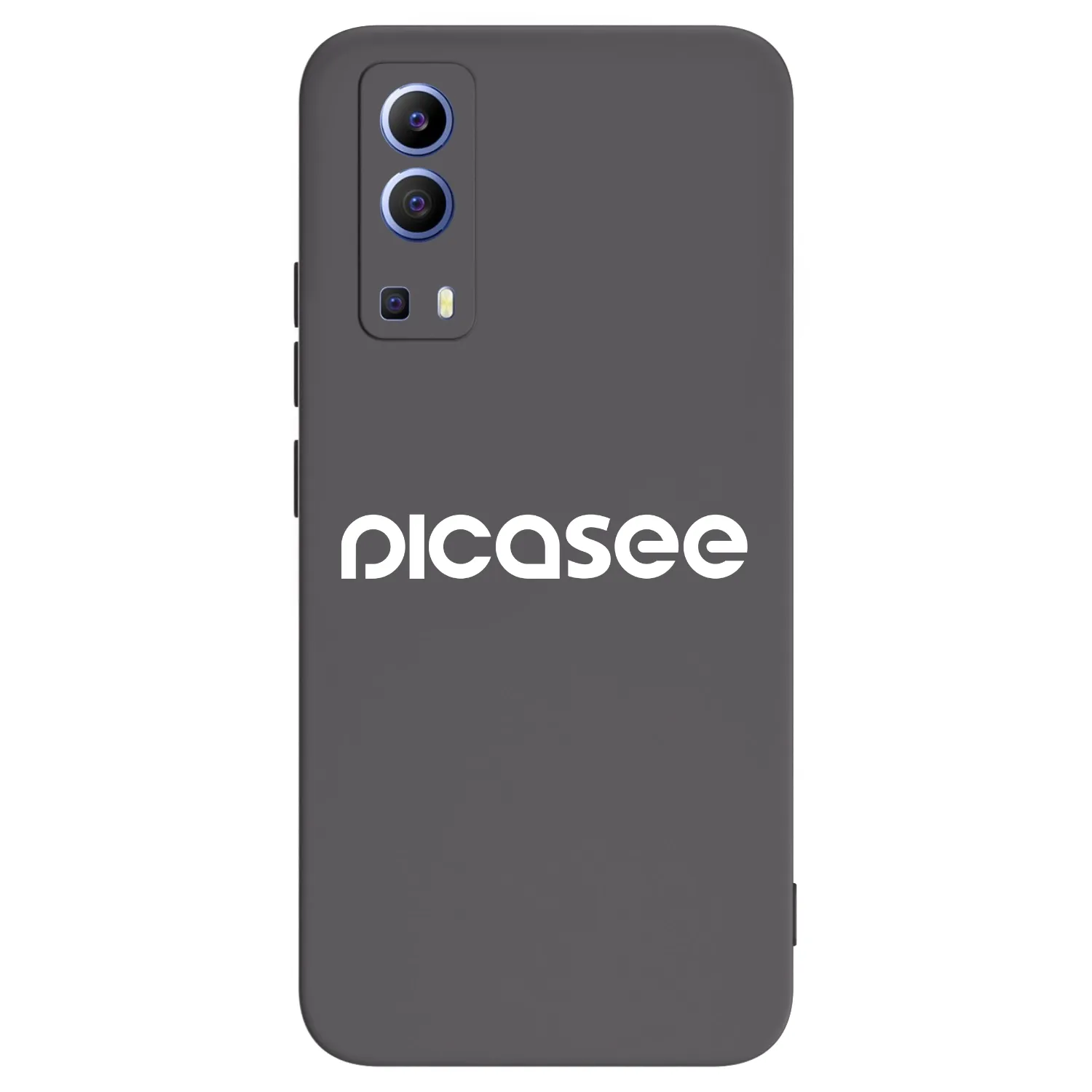 Picasee silikónový čierny obal pre Vivo Y52 5G - Picasee - new logo - white