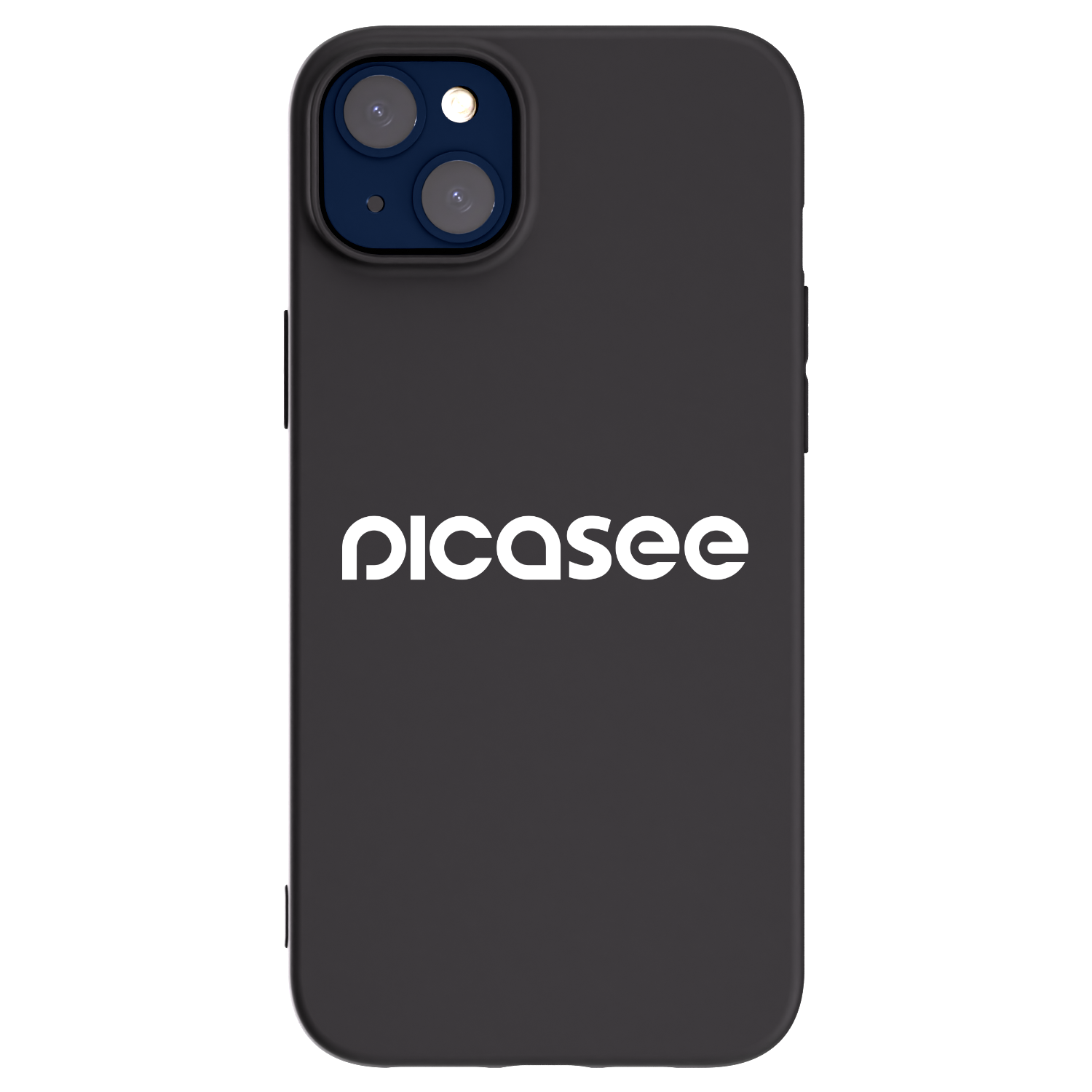 Picasee silikónový čierny obal pre Apple iPhone 14 Plus - Picasee - new logo - white