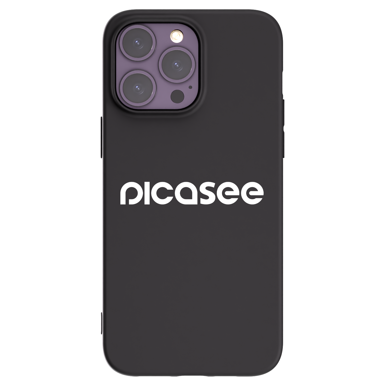 Picasee silikónový čierny obal pre Apple iPhone 14 Pro Max - Picasee - new logo - white