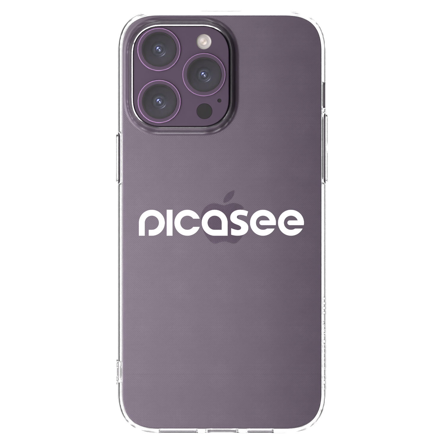 Picasee silikónový prehľadný obal pre Apple iPhone 14 Pro Max - Picasee - new logo - white