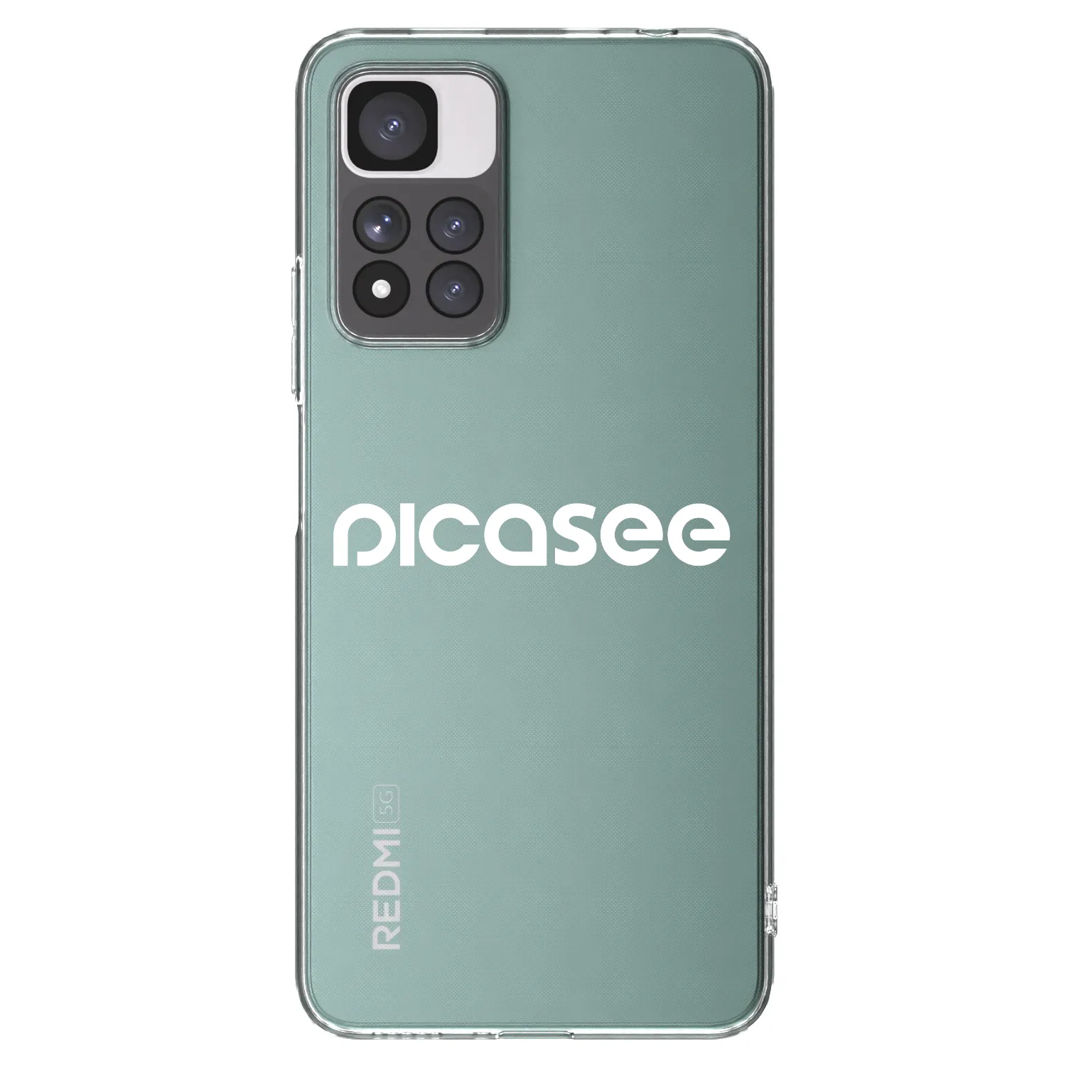 Picasee silikónový prehľadný obal pre Xiaomi Redmi Note 11 Pro+ 5G - Picasee - new logo - white