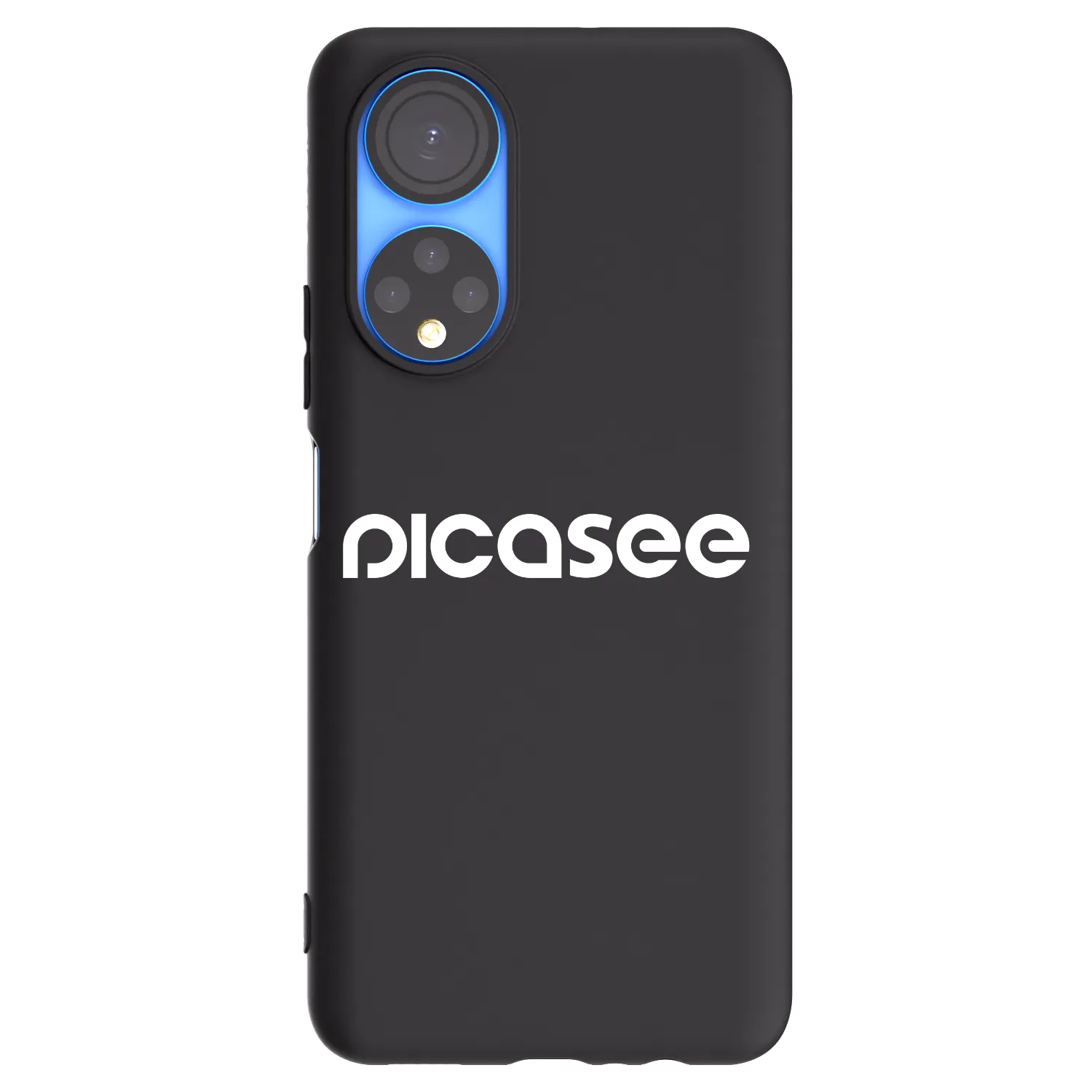 Picasee silikónový čierny obal pre Honor X7 - Picasee - new logo - white