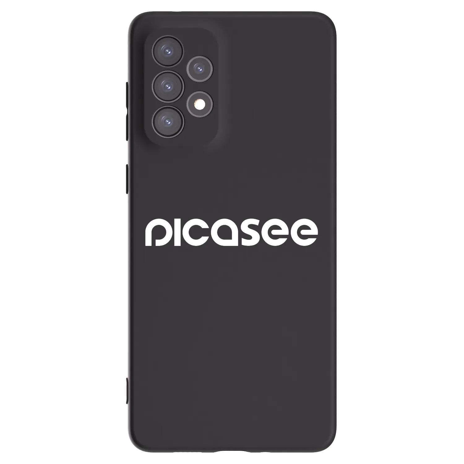 Picasee silikónový čierny obal pre Samsung Galaxy A73 5G - Picasee - new logo - white