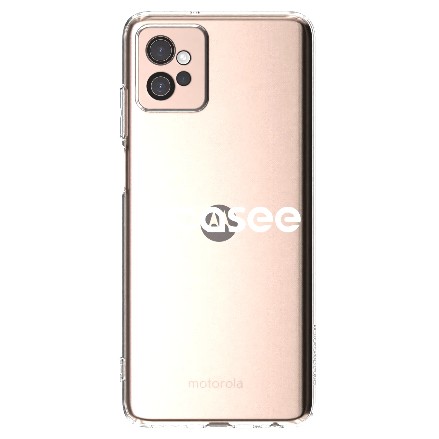 Picasee silikónový prehľadný obal pre Motorola Moto G32 - Picasee - new logo - white