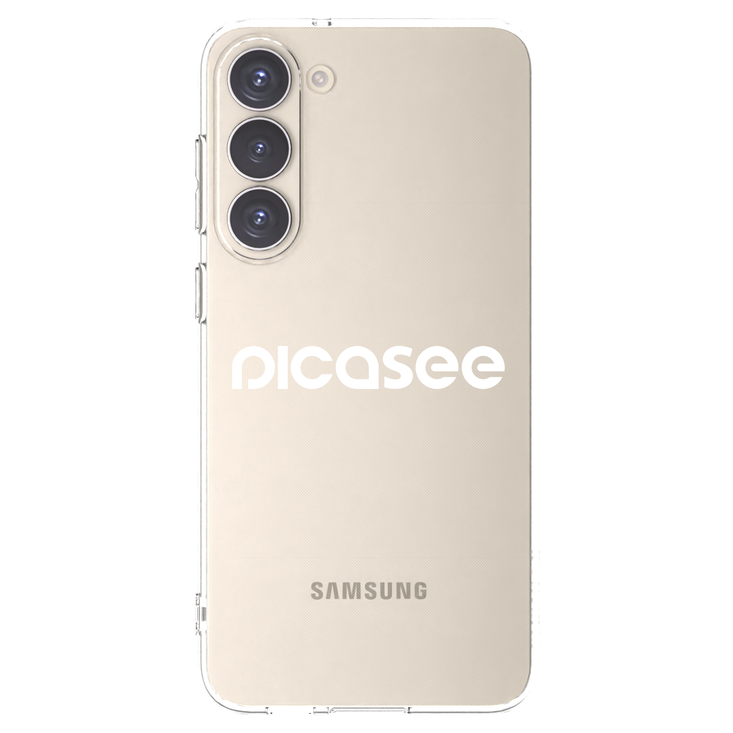 Picasee silikónový prehľadný obal pre Samsung Galaxy S23+ 5G - Picasee - new logo - white