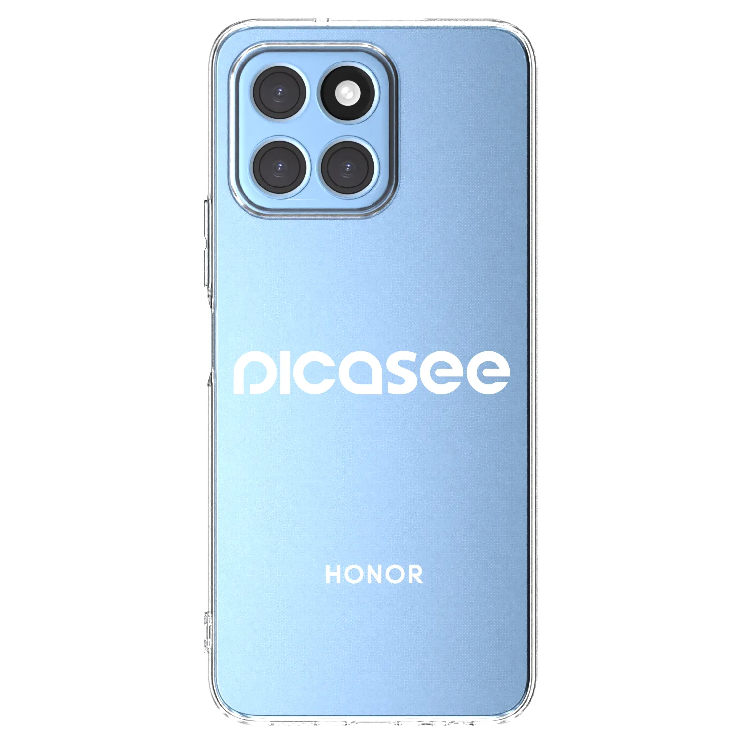 Picasee silikónový prehľadný obal pre Honor X8 5G - Picasee - new logo - white