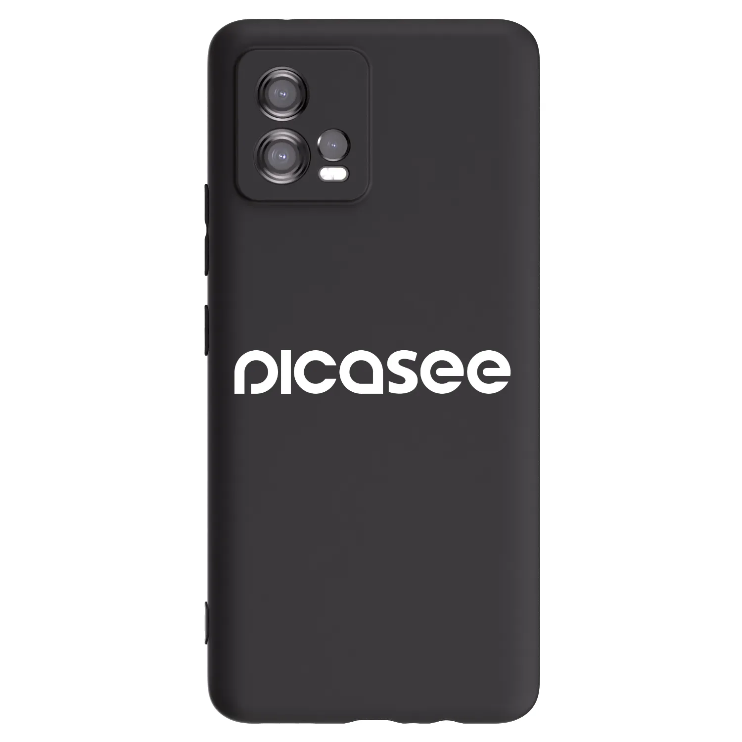 Picasee silikónový čierny obal pre Motorola Moto G72 - Picasee - new logo - white