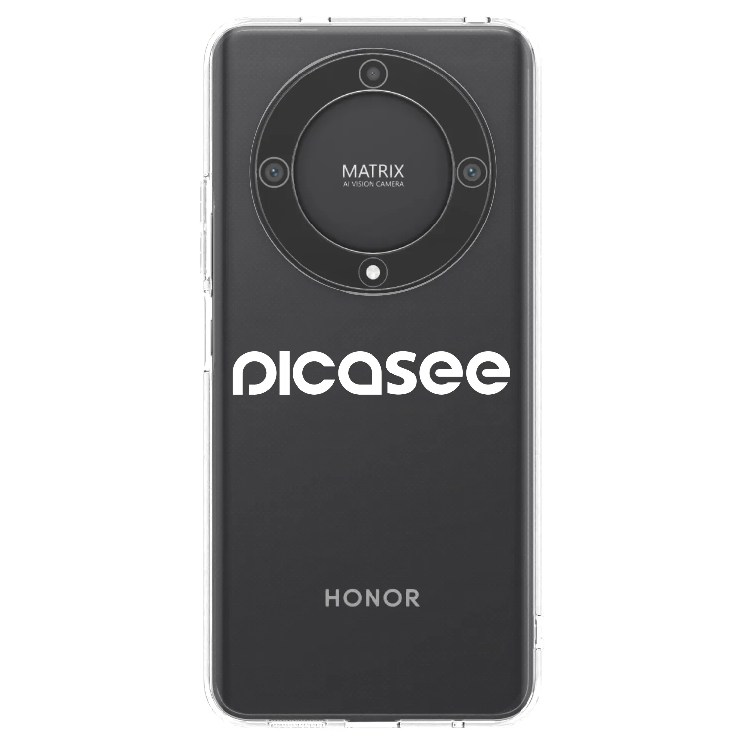 Picasee silikónový prehľadný obal pre Honor Magic5 Lite 5G - Picasee - new logo - white