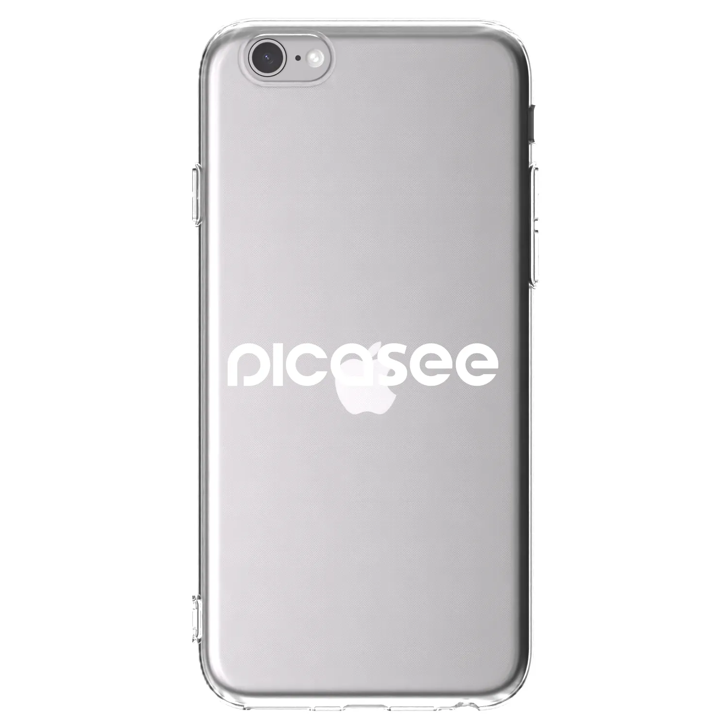 Picasee silikónový prehľadný obal pre Apple iPhone 6/6S - Picasee - new logo - white
