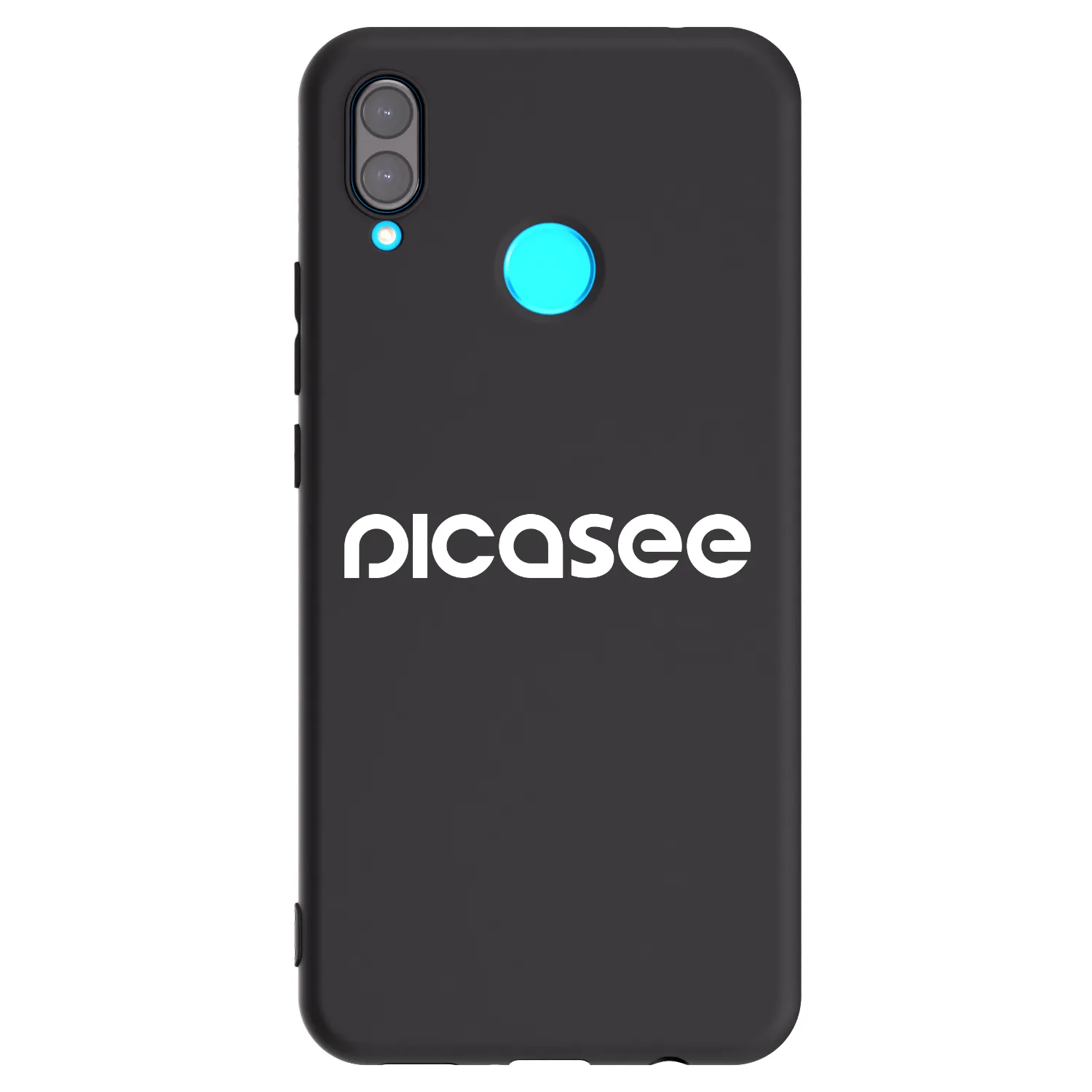 Picasee silikónový čierny obal pre Huawei Nova 3 - Picasee - new logo - white