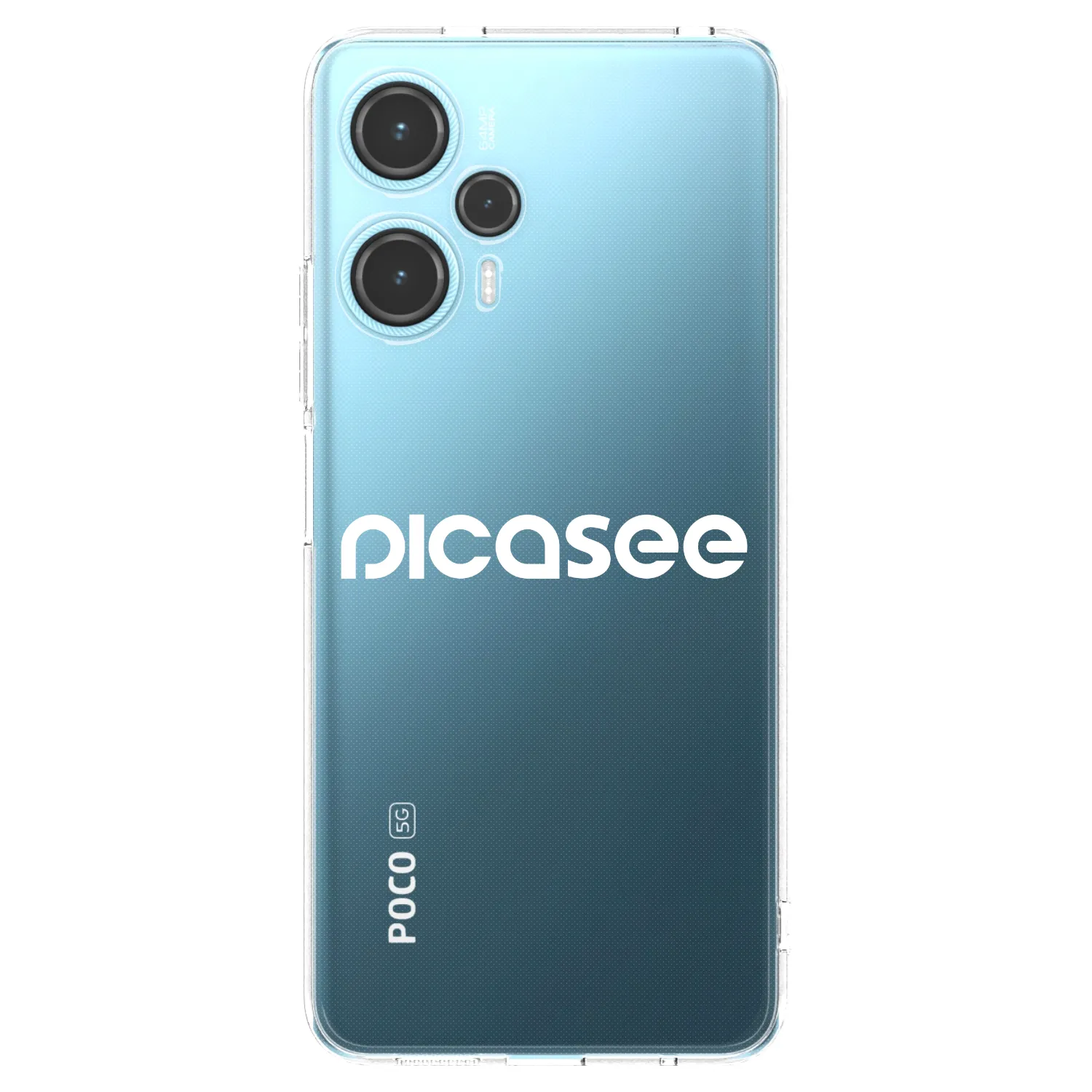 Picasee silikónový prehľadný obal pre Xiaomi Poco F5 - Picasee - new logo - white