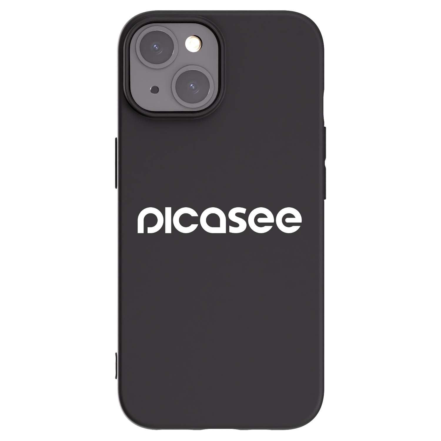 Picasee silikónový čierny obal pre Apple iPhone 15 - Picasee - new logo - white